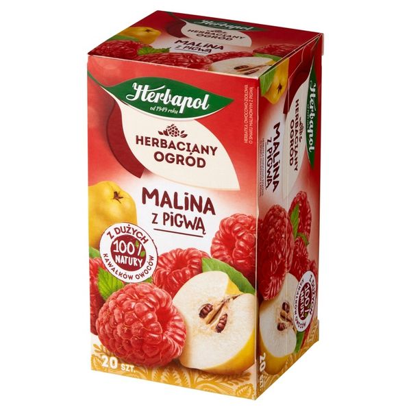 (x6) HERBAPOL Herbata Malina Pigwa 20tb zdjęcie 2