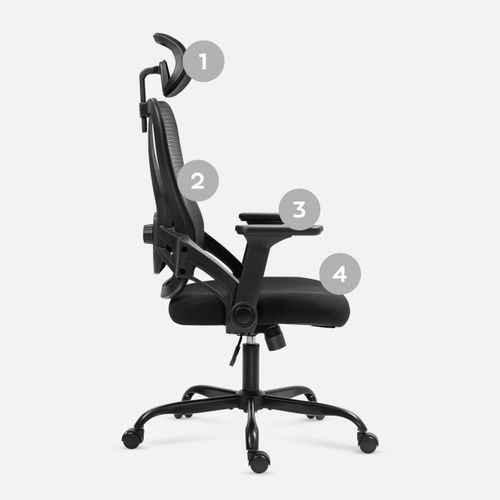 Fotel ergonomiczny Huzaro Manager 2.9 Black na Arena.pl