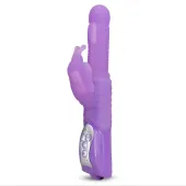 layla cartamo vibrator purple - silikonowy masażer z rotacją