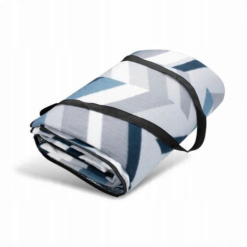 MATA KOC PIKNIKOWY Z TERMO IZOLACJA 200X200CM SZARO GRANATOWY na Arena.pl