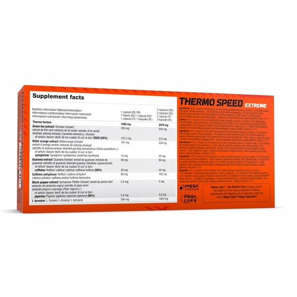 Olimp Thermo Speed Extreme Mega Caps 120 kapsułek zdjęcie 2