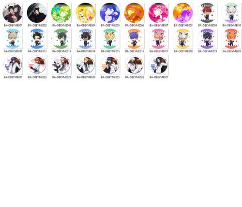 Przypinka Obey Me! DO WYBORU na Arena.pl