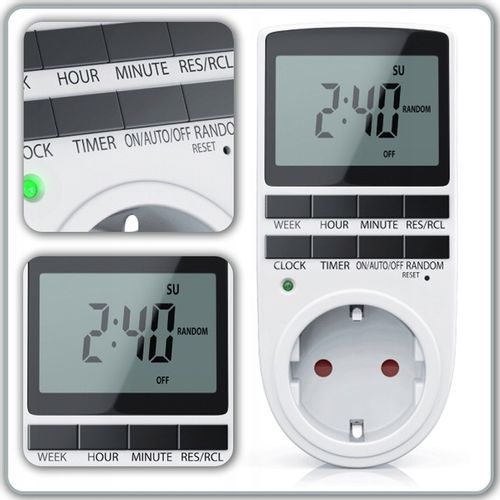 PROGRAMATOR CZASOWY TIMER WŁĄCZNIK WYŁĄCZNIK PRĄDU ENERGOOSZCZĘDNY CYFROWY na Arena.pl