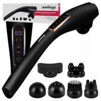 Masażer Wibracyjny do Masażu Karku Ciała Pleców Mocny Masujący + Końcówki