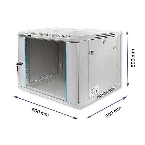 Qoltec Szafa RACK 19" | 9U | 600 x 600 x 501 na Arena.pl