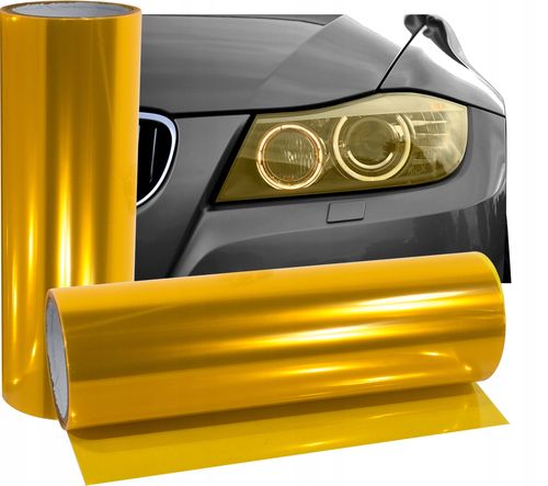 FOLIA DO LAMP 0,3 X 0,5M - ŻÓŁTA na Arena.pl