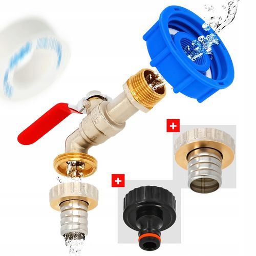 ZAWÓR MAUZERA KRAN ZBIORNIKA 1000l 3/4x1 CZERPALNY MAUSERA IBC na Arena.pl