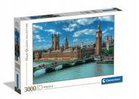 PUZZLE 3000 EL PARLAMENT HOUSES OF PARLIAMENTE CLEMENTONI 33037