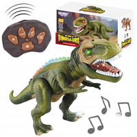 Dinozaur Zdalnie Sterowany RC Robot T-Rex Interaktywny Pilot LED Woopie 3+