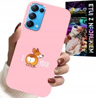 ETUI DO OPPO FIND X3 LITE - ŚMIESZNE WZORY I LOVE YOU PIESEK OBUDOWA