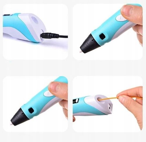 DŁUGOPIS 3D DRUKARKA 3D PEN dla dzieci + 310m WKŁADY MATA SZABLONY ZESTAW na Arena.pl