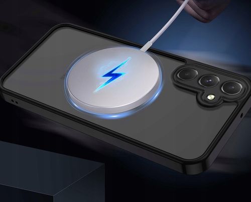 Etui do MagSafe Matowe + SZKŁO hartowane do SAMSUNG S24 na Arena.pl