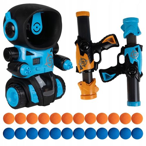 ROBOT GRA STRZELANIE DO CELU PISTOLET LICZNIK LCD TARCZA DO STRZELANIA na Arena.pl