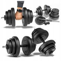 HANTLE REGULOWANE 2X20KG ZESTAW HANTLI REGULOWANYCH 40KG BITUMICZNE