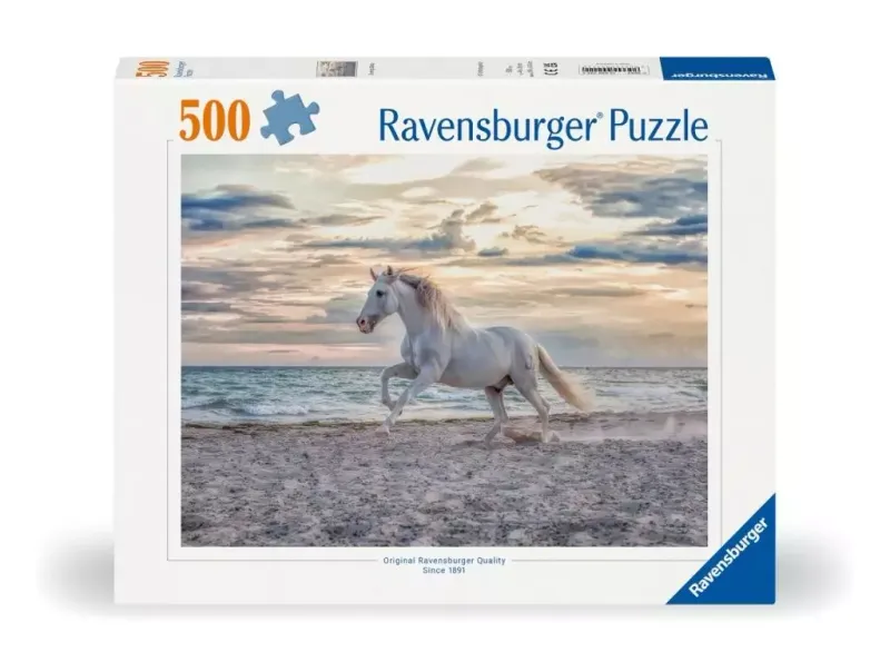 Puzzle 2D: Galop na plaży 500el zdjęcie 1