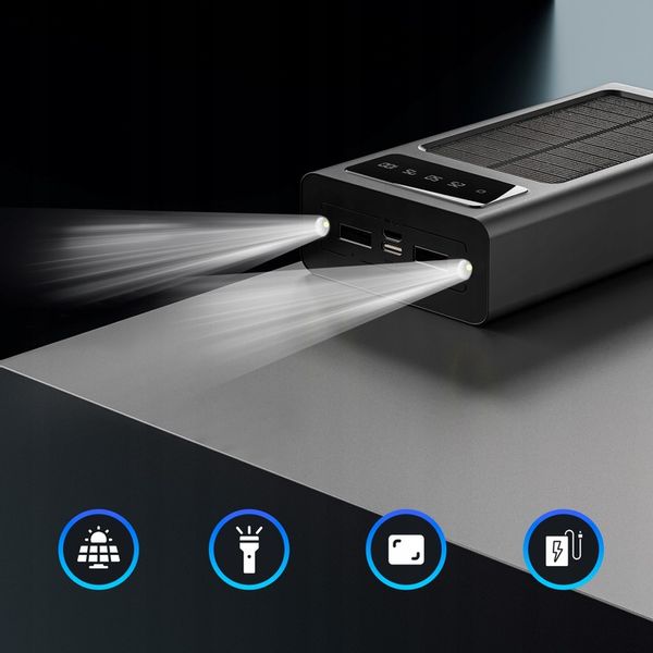 POWERBANK SOLARNY 20000 MAH KABEL ŁADOWANIE zdjęcie 9