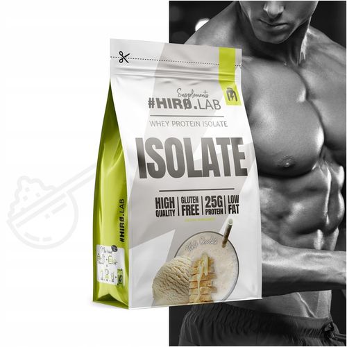 Izolat Białka BIAŁKO 700 g WPI Whey Protein Isolate Biała Czekolada Hiro na Arena.pl