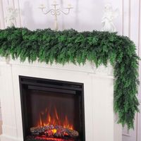 Girlanda CHOINKOWA ŚWIĄTECZNA GĘSTA JAK ŻYWA DEKORACJA ŁAŃCUCH choinkowy
