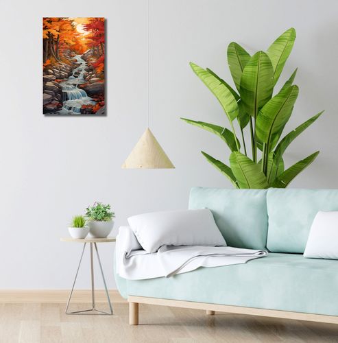 Obraz 30x50cm Jesienne Wodospady na Arena.pl