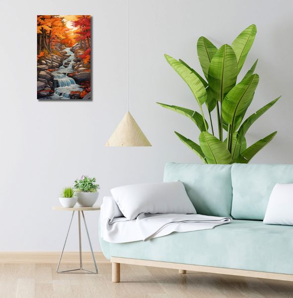 Obraz 30x50cm Jesienne Wodospady zdjęcie 2