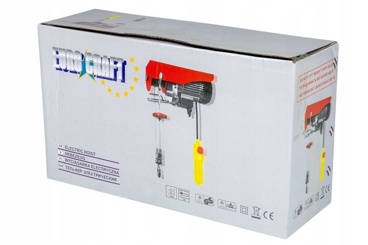 WYCIĄGARKA ELEKTRYCZNA WCIĄGARKA 800KG 2000W LINOW SUWNICA STEROWANA HJ207 zdjęcie 7