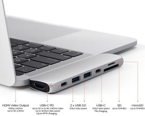 Adapter Satechi USB-C PRO Hub 4K do MacBook na Arena.pl