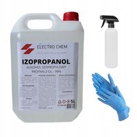 Alkohol Izopropylowy IZOPROPANOL IPA 99% 5L + Atomizer + Rękawiczki GRATIS