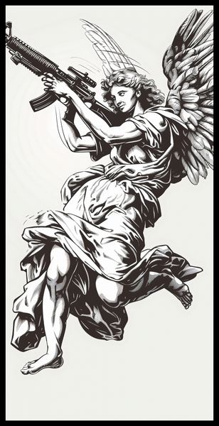 Plakat 50x100cm Anioł Wojny zdjęcie 2