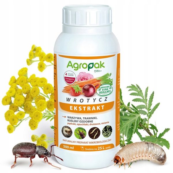 WROTYCZ EKSTRAKT EKO OPRYSK NA PĘDRAKI OPUCHLAKI NICIENIE AGROPAK 500 ML zdjęcie 1