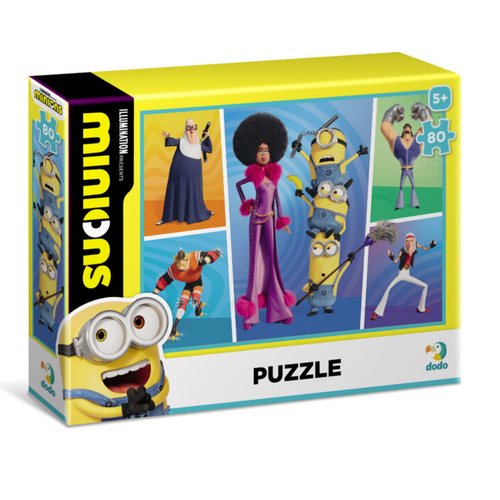 puzzle edukacyjne minionki 80 elementów dodo 200363 na Arena.pl