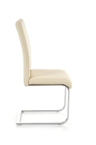 Krzesło Yvone kremowe/chrom na Arena.pl