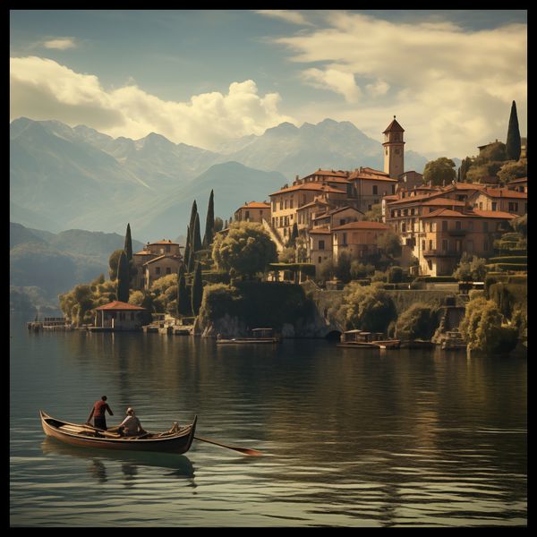 Plakat 80x80cm Spokojna Nostalgia zdjęcie 2