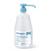 SKINOGEL+ Wodno-alkoholowy żel do dezynfekcji rąk - 1L