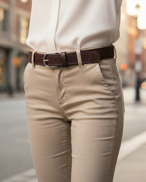 pasek wąski ptn stu-12s3-100-3979 brown zdjęcie 2