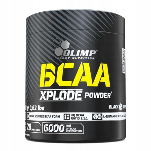 Proszek BCAA Xplode Powder Olimp 280 g pomarańczowy na Arena.pl