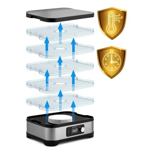 Suszarka do żywności Berdsen BD-690 srebrna na Arena.pl