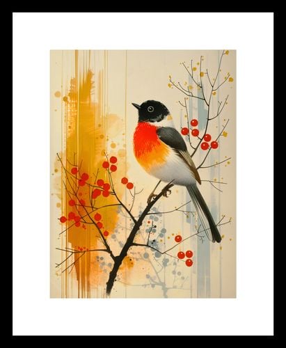Plakat 15x20cm Jesienny Rudzik na Arena.pl