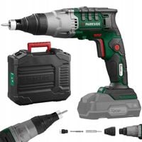 WKRĘTARKA AKUMULATOROWA DO PŁYT GK KARTON-GIPS PARKSIDE PTBSA 20V +