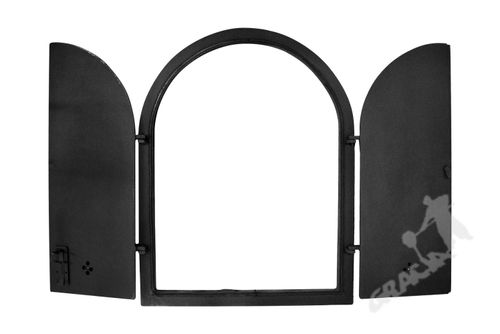 DRZWI A1 - 85X65 CM + TERMOMETR  0-250°C ŻELIWNE DO WĘDZARNI CHLEBOWE na Arena.pl