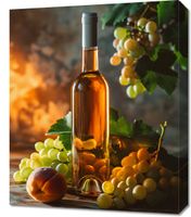 Obraz 50x60cm Bursztynowe Wino
