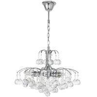 LAMPA wisząca Monte Carlo 6247/3 8C Elem metalowa OPRAWA crystal ŻYRADNOL glamour zwis chrom