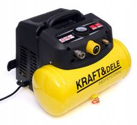KOMPRESOR BEZOLEJOWY 6L SPRĘŻARKA 1.5KM 8BAR 230V* KRAFT ** NEW MODEL **