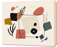 Obraz 70x60cm Abstrakcyjny Dialog