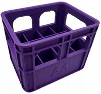 ORGANIZER NA BATERIE AA KOSZYK POJEMNIK AKUMULATORY PALUSZKI FIOLETOWY