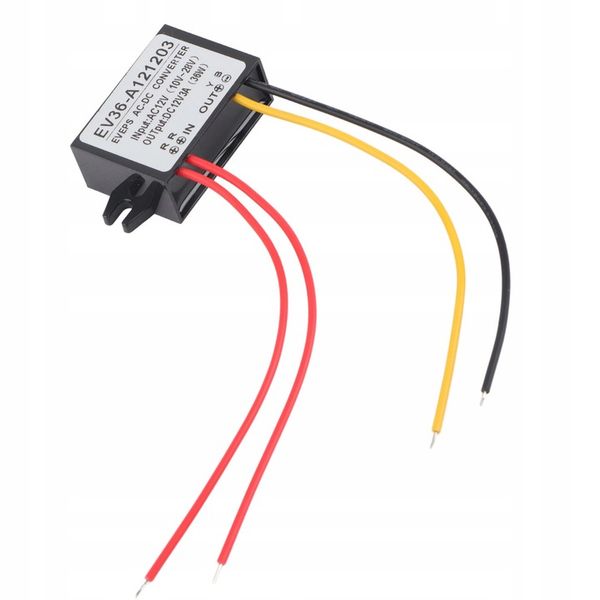 3A AC 10-28V NA DC 12V REGULATOR KONWERTERA MOCY zdjęcie 9