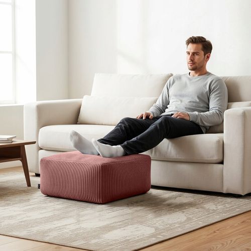 NOWOCZESNA PUFA PUF SIEDZISKO 45 CM KWADRATOWA DO SALONU PODNÓŻEK na Arena.pl