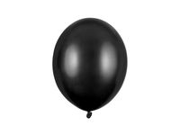 Balony metallic czarne strong, 27 cm 100 szt.