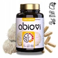 Soplówka jeżowata Lions Mane Hericium EKSTRAKT ABIOVI kapsułki Pamięć 42,1%