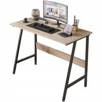 BIURKO KOMPUTEROWE LOFT NOWOCZESNE SZKOLNE DĄB 100 CM MŁODZIEŻOWE