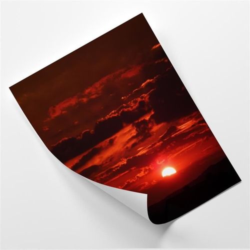 Plakat, Czerwony widok nieba 60x80 na Arena.pl